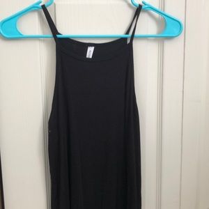 Black tank top